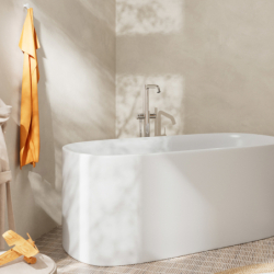 Jednouchwytowa bateria wannowa, wolnostojąca Chrom Tecturis S HANSGROHE 73440000