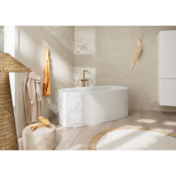 Jednouchwytowa bateria wannowa, wolnostojąca Brąz Szczotkowany Tecturis S HANSGROHE 73440140
