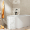 Jednouchwytowa bateria wannowa, wolnostojąca Czarny Matowy Tecturis S HANSGROHE 73440670