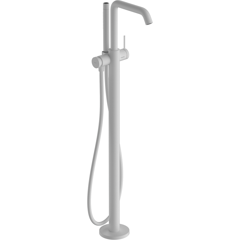 Jednouchwytowa bateria wannowa, wolnostojąca Biały Matowy Tecturis S HANSGROHE 73440700