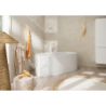 Jednouchwytowa bateria wannowa, wolnostojąca Biały Matowy Tecturis S HANSGROHE 73440700