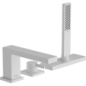 3-otworowa jednouchwytowa bateria na brzeg wanny, sBox Biały Matowy Tecturis E HANSGROHE 73443700