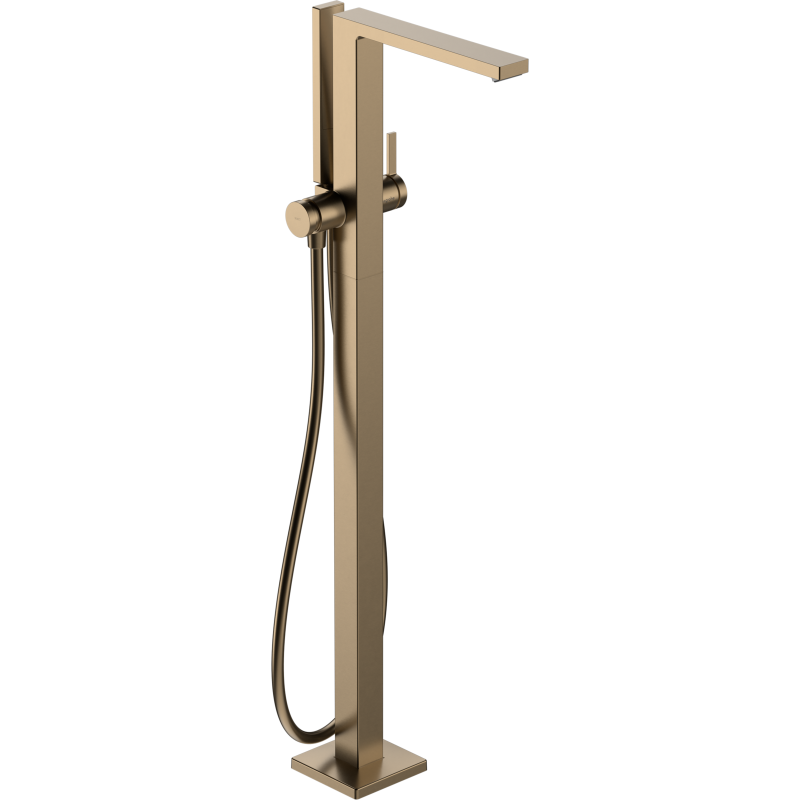 Jednouchwytowa bateria wannowa, wolnostojąca Brąz Szczotkowany Tecturis E HANSGROHE 73445140