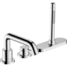 3-otworowa jednouchwytowa bateria na brzeg wanny, sBox Chrom Tecturis S HANSGROHE 73447000