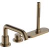 3-otworowa jednouchwytowa bateria na brzeg wanny, sBox Brąz Szczotkowany Tecturis S HANSGROHE 73447140