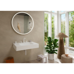 3-otworowa jednouchwytowa bateria na brzeg wanny, sBox Biały Matowy Tecturis S HANSGROHE 73447700