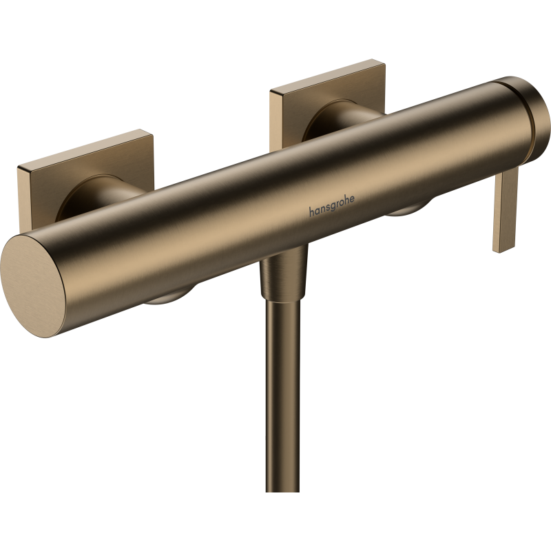 Jednouchwytowa bateria prysznicowa, natynkowa Brąz Szczotkowany Tecturis E HANSGROHE 73620140