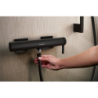 Jednouchwytowa bateria prysznicowa, natynkowa Czarny Matowy Tecturis E HANSGROHE 73620670
