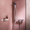 Jednouchwytowa bateria prysznicowa, natynkowa Chrom Tecturis S HANSGROHE 73622000