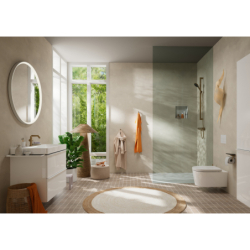 Jednouchwytowa bateria prysznicowa, natynkowa Brąz Szczotkowany Tecturis S HANSGROHE 73622140