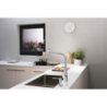 Jednouchwytowa bateria kuchenna 320, wyciągana wylewka, 2jet, sBox Chrom Metris Select M71 HANSGROHE 73816000