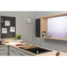 2-otworowa Bateria kuchenna 200 z wyciąganą wylewką, 2jet, sBox Stal Szlachetna Finish Metris Select M71 HANSGROHE 73818800
