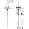 Jednouchwytowa bateria kuchenna 250, wyciągana wylewka, 2jet, sBox Czarny Matowy Aquno Select M81 HANSGROHE 73830670