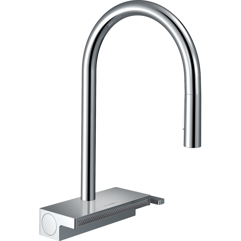 Jednouchwytowa bateria kuchenna 170, wyciągana wylewka, 3jet, sBox Chrom Aquno Select M81 HANSGROHE 73831000