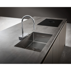 Jednouchwytowa bateria kuchenna 170, wyciągana wylewka, 3jet, sBox Chrom Aquno Select M81 HANSGROHE 73831000