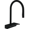 Jednouchwytowa bateria kuchenna 170, wyciągana wylewka, 3jet, sBox Czarny Matowy Aquno Select M81 HANSGROHE 73831670