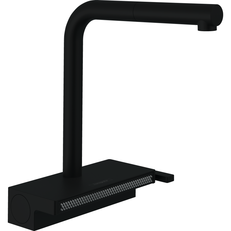Jednouchwytowa bateria kuchenna 250, wyciągana wylewka, 2jet Czarny Matowy Aquno Select M81 HANSGROHE 73836670