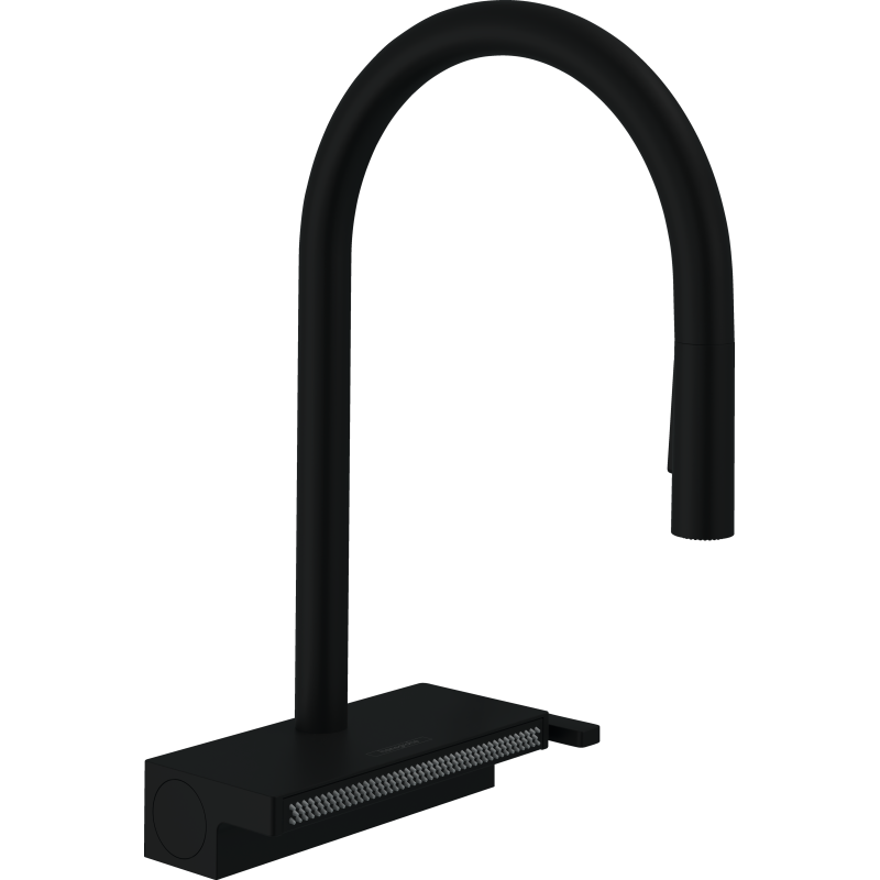 Jednouchwytowa bateria kuchenna 170, wyciągana wylewka, 3jet Czarny Matowy Aquno Select M81 HANSGROHE 73837670