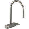 Jednouchwytowa bateria kuchenna 170, wyciągana wylewka, 3jet Stal Szlachetna Finish Aquno Select M81 HANSGROHE 73837800