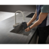 Jednouchwytowa bateria kuchenna 170, wyciągana wylewka, 3jet Stal Szlachetna Finish Aquno Select M81 HANSGROHE 73837800