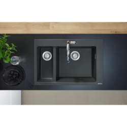 Jednouchwytowa bateria kuchenna 160, wyciągana wylewka, 2jet, sBox Chrom Talis M51 HANSGROHE 73850000