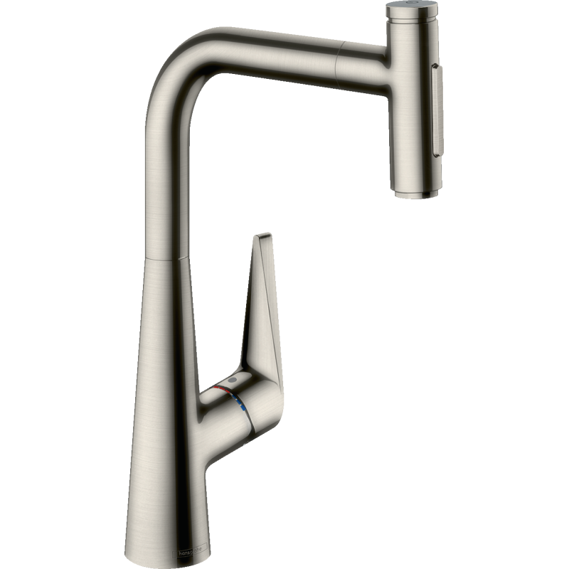 Jednouchwytowa bateria kuchenna 300, wyciągana wylewka, 2jet, sBox Stal Szlachetna Finish Talis Select M51 HANSGROHE 73867800