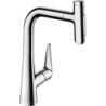 Jednouchwytowa bateria kuchenna 220, wyciągana wylewka, 2jet, sBox Chrom Talis Select M51 HANSGROHE 73868000