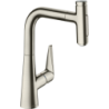 Jednouchwytowa bateria kuchenna 220, wyciągana wylewka, 2jet, sBox Stal Szlachetna Finish Talis Select M51 HANSGROHE 73868800