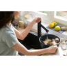 Jednouchwytowa bateria kuchenna 160, wyciągana wylewka, 2jet Czarny Matowy Zesis M33 HANSGROHE 74801670
