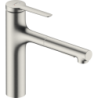 Jednouchwytowa bateria kuchenna 160, wyciągana wylewka, 2jet Stal Szlachetna Finish Zesis M33 HANSGROHE 74801800