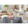 Jednouchwytowa bateria kuchenna 150, 1jet Chrom Zesis M33 HANSGROHE 74802000