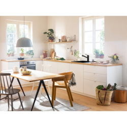 Jednouchwytowa bateria kuchenna 150, 1jet Czarny Matowy Zesis M33 HANSGROHE 74802670