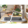 Jednouchwytowa bateria kuchenna 150, 1jet Stal Szlachetna Finish Zesis M33 HANSGROHE 74802800