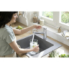 Jednouchwytowa bateria kuchenna 150, LowPressure do bezciśnieniowych podgrzewaczy wody, 1jet Chrom Zesis M33 HANSGROHE 74806000