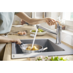 Jednouchwytowa bateria kuchenna 150, CoolStart, EcoSelection, 1jet Chrom Zesis M33 HANSGROHE 74813000
