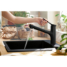 Jednouchwytowa bateria kuchenna 150, metalowa wyciągana wylewka, 2jet Czarny Matowy Zesis M33 HANSGROHE 74820670