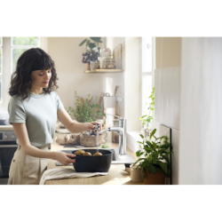 Jednouchwytowa bateria kuchenna 160, metalowa wyciągana wylewka, 2jet Chrom Zesis M33 HANSGROHE 74822000