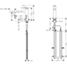 Jednouchwytowa bateria kuchenna 160, metalowa wyciągana wylewka, 2jet, sBox Chrom Zesis M33 HANSGROHE 74823000