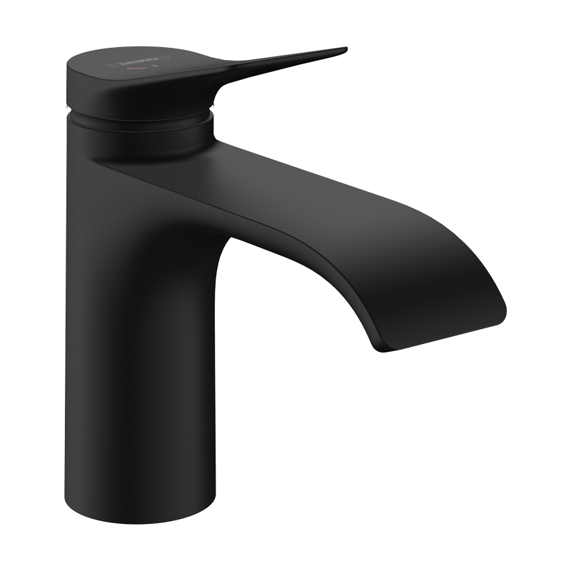 Jednouchwytowa bateria umywalkowa 80 CoolStart bez kompletu odpływowego Czarny Matowy Vivenis HANSGROHE 75015670
