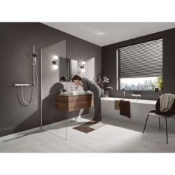 Jednouchwytowa bateria umywalkowa 110 z kompletem odpływowym z cięgłem Chrom Vivenis HANSGROHE 75020000