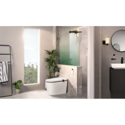 Jednouchwytowa bateria umywalkowa 110 CoolStart z kompletem odpływowym z cięgłem Czarny Matowy Vivenis HANSGROHE 75023670