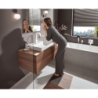 Jednouchwytowa bateria umywalkowa 210 z obrotową wylewką bez kompletu odpływowego Biały Matowy Vivenis HANSGROHE 75032700