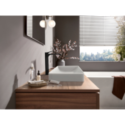Jednouchwytowa bateria umywalkowa 250 do umywalek nablatowych bez kompletu odpływowego Czarny Matowy Vivenis HANSGROHE 75042670