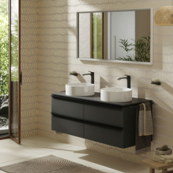 Jednouchwytowa bateria umywalkowa 250 do umywalek nablatowych bez kompletu odpływowego Czarny Matowy Vivenis HANSGROHE 75042670