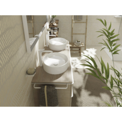 Jednouchwytowa bateria umywalkowa 250 do umywalek nablatowych bez kompletu odpływowego Biały Matowy Vivenis HANSGROHE 75042700
