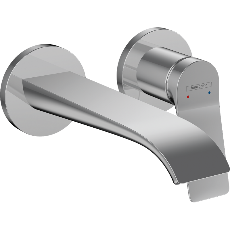 Jednouchwytowa bateria umywalkowa z wylewką 19,2 cm, ścienna, podtynkowa Chrom Vivenis HANSGROHE 75050000