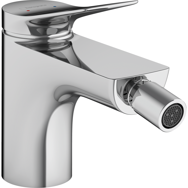 Jednouchwytowa bateria bidetowa z kompletem odpływowym z cięgłem Chrom Vivenis HANSGROHE 75200000