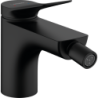 Jednouchwytowa bateria bidetowa z kompletem odpływowym z cięgłem Czarny Matowy Vivenis HANSGROHE 75200670