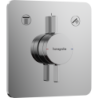 Bateria z mieszaczem do 2 odbiorników, podtynkowa Chrom DuoTurn Q HANSGROHE 75414000