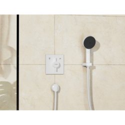 Bateria z mieszaczem do 2 odbiorników, podtynkowa Biały Matowy DuoTurn E HANSGROHE 75417700